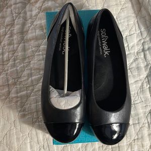 SoftWalk Sonoma Cap Toe Flats